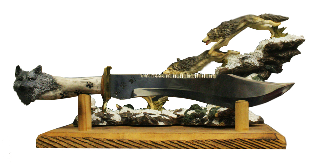wolf knife cast
