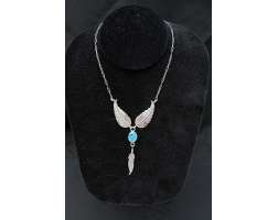 Navajo Necklace Two Leaf
