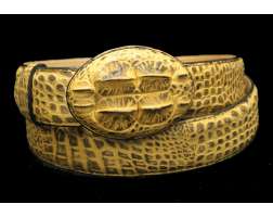 Leather Belt Imitation Croc2