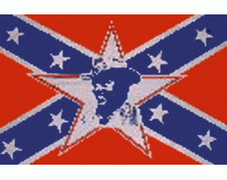 Flag Confederate Elvis