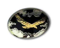 German Silver Eagle Buckle1149
