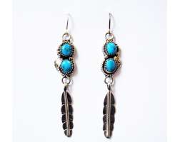Navajo Earing Turquoise E2