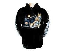 Hoodie Peaceful Wolves