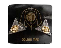 Collar Tips Gold Hat