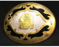 German Silver Eagle Buckle1144
