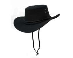 Cowboy Hat Suede Black