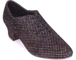 Topline Shoe Black Silver Holo