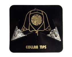 Collar Tips Wolf Head Small