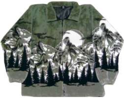 Galloway Grey Wolves Fleece