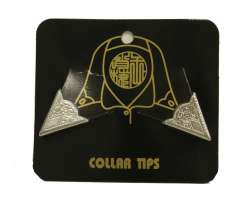 Collar Tips Small Silver
