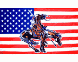 Flag USA End of Trail