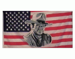 Flag USA John Wayne