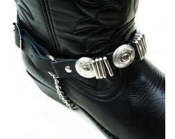 Boot Straps Mens Concho Bars