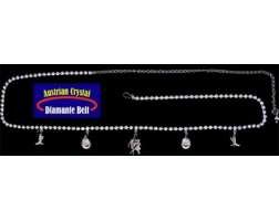 Austrian Crystal Belt Goldtone