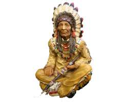 Elgate Indian with Peacepipe
