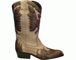 Brandon Boot Tall Taupe Serpen