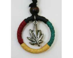 Dreamcatcher Leaf Necklace 1