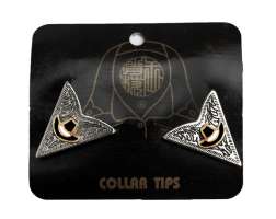 Collar Tips Black Hat