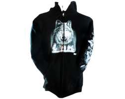Hoodie Grey Wolf Lookout