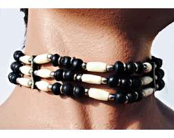 Indian Bone Choker 3 Row