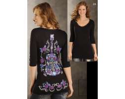Panhandle Guitar Knit Black