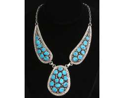 Necklace Triple Turquoise