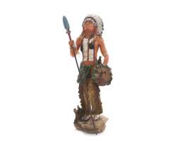 Indian Warrior With Spear 18