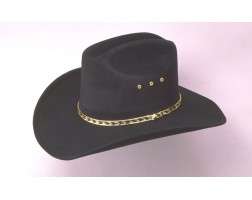 Cattleman Cowboy Hat Black
