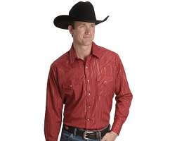 Ely Lurex Shirt Red