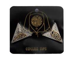 Collar Tips Gun & Holster Blk
