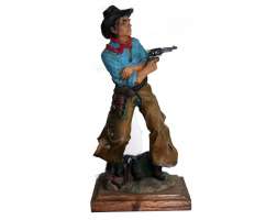 Cowboy With Gun Statue