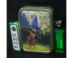 2oz Tobacco Tin Set Wolf Mountain