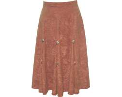 Gorded Skirt Long - Tan