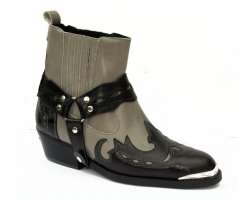 Brandon Ankle Boot Grey Black