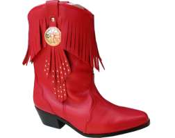 Idaho Boot Red Leather