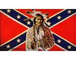 Flag Confederate Indian