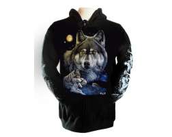 Hoodie Wolf Moon Peace