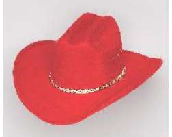 Cattleman Cowboy Hat Red