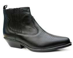 SantaFe Ankle 7444S Black Leather