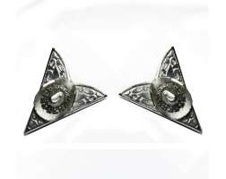 Collar Tips USA Silver Hat