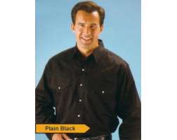 Ely Plain Black Shirt