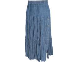 Broomstick Skirt Long Denim