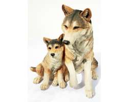 Country Artists  Wolf with Pup