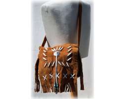 Fringe Shoulder Bag Tan