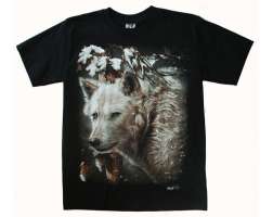 Wild Snow Wolf T Shirt