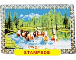 Wall Rug Stampede