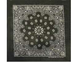 Bandana Paisley Black