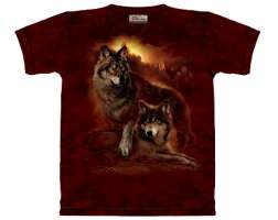 Mountain Wolf Sunset