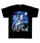 Wild TShirt Blue Wolf Howling