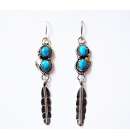 Navajo Earing Turquoise E2